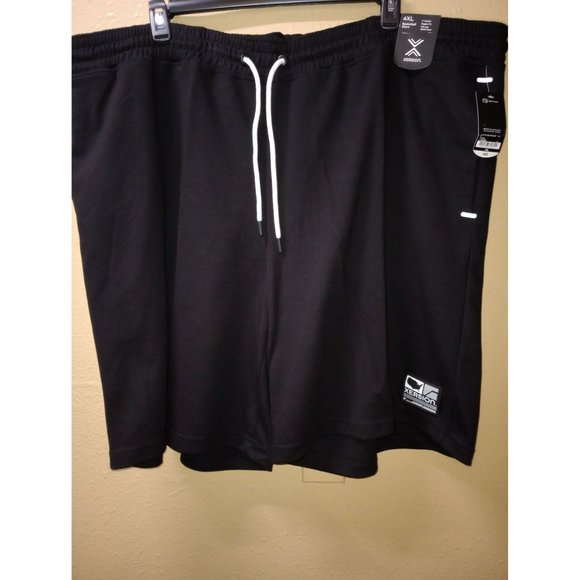 NWT Xersion 8 inseam regular fit 4XL men's basketball shorts black logo - Picture 1 of 6